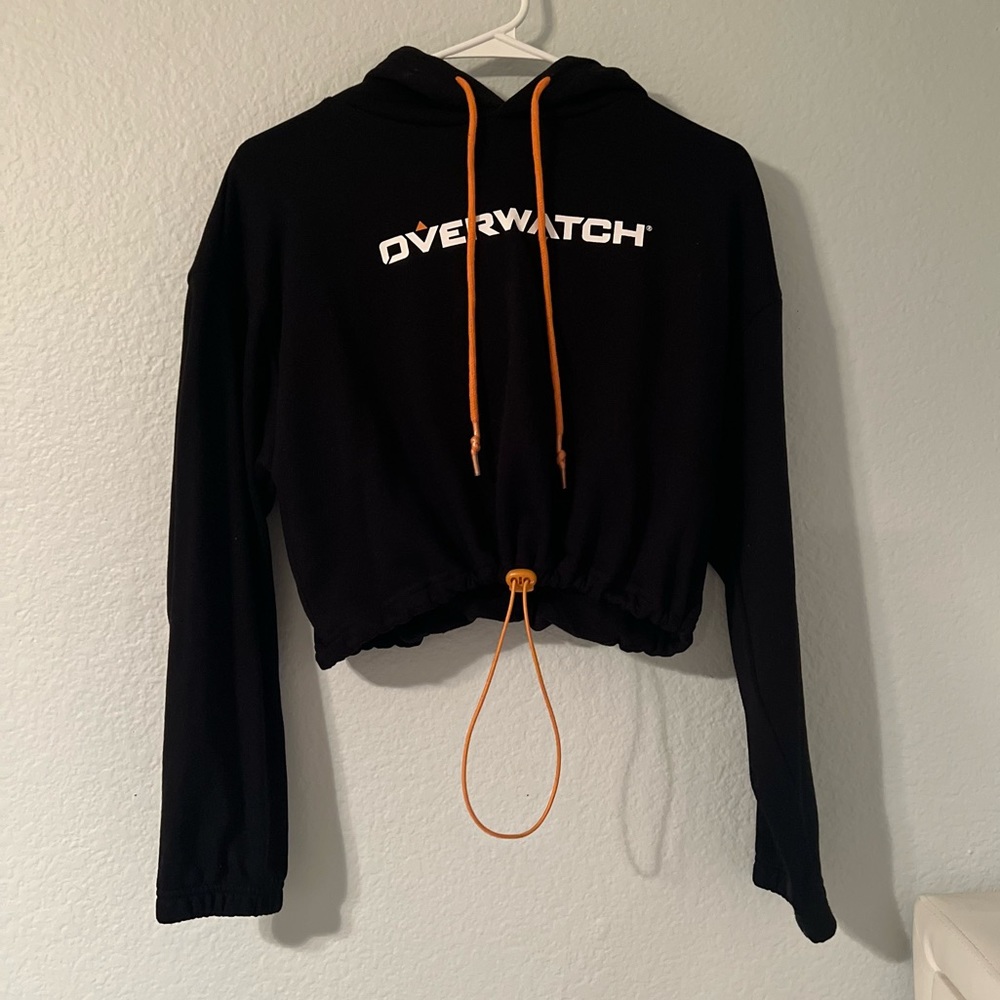 Forever 21 Crop Top Hoodie, Video Game “Overwatch”
